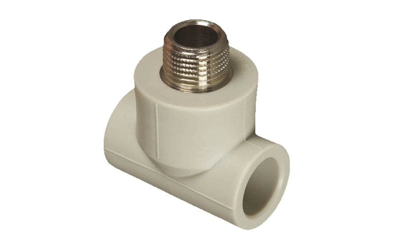 Тройник Ø20х1/2" с мет. резьбой наружной FV-Plast