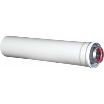 Удлинитель коаксиальный Ø80/125 мм L=0,25м Ø80 мм - AL, Ø125 мм (для неконденсационных котлов)